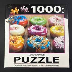 3/$20 🧩 Delightful Donuts 1000 Piece Jigsaw Puzzle by Turner